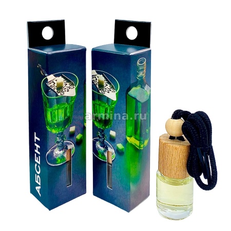 Ароматизатор "FRESH ESCAPE" флакон с деревянной крышкой "Абсент" 4мл/блок 36