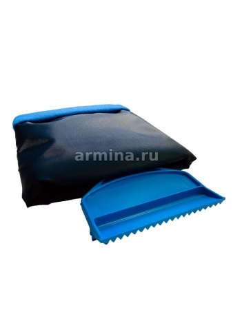 Скребок для льда "VELX" варежка с резиновым водосгоном VE-V/40