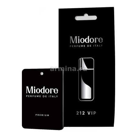 Ароматизатор "MIODORE"  бумажный "212 VIP" (по мотивам 212 VIP - Carolina Herrera)/22