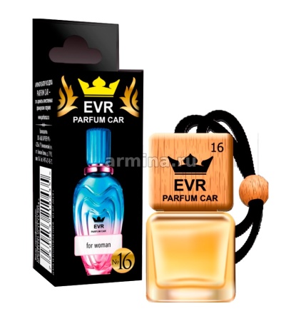 Ароматизатор "EVR Parfum CAR" флакон с деревянной крышкой по мотивам №16 Escada Island Kiss wom /10