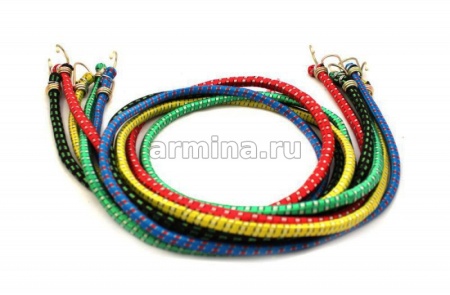 Резинка на багажник с крючками для крепления груза, 10 мм х 130 см /400