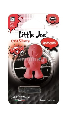 Ароматизатор "Little Joe OK" на дефлектор "Red" Cherry /блок 6/48
