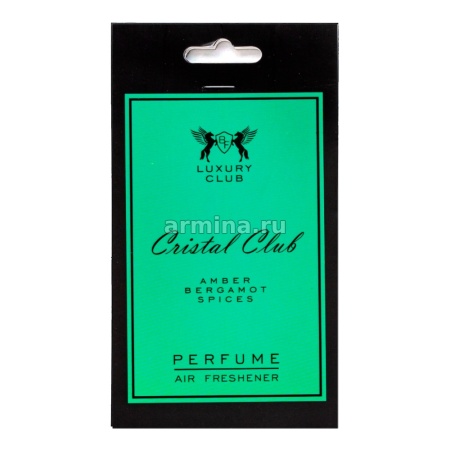 Ароматизатор "LUXURY CLUB" бумажный Cristal по мотивам Ex Nihilo Fleur Narcotics/25/500