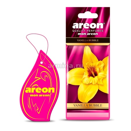 Ароматизатор "AREON" бумажный "MON AREON" Ванила Бабл /уп-20/360