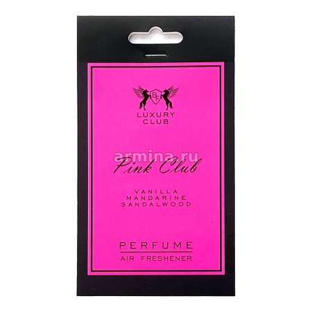 Ароматизатор "LUXURY CLUB" бумажный Pink по мотивам Paco Rabanne Olympea/25/500