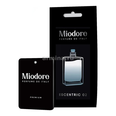 Ароматизатор "MIODORE"  бумажный "Escentric 02" (по мотивам Escentric 02 (Molecules)/22