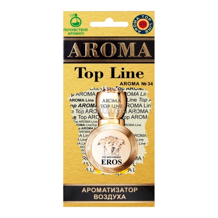 Ароматизатор "AROMA TOP LINE" бумажный №34 "Eros Woman" /уп-10/60