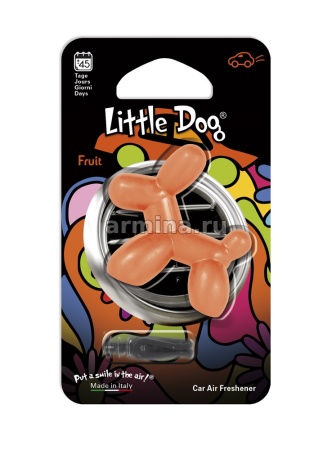 Ароматизатор "Little Dog" на дефлектор "Orange" Fruit /блок 6/48