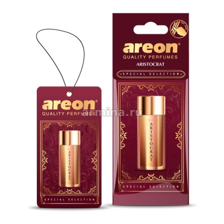 Ароматизатор "AREON" бумажный "SPECIAL SELECTION" Aristocrat /уп-10/120