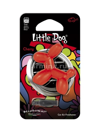 Ароматизатор "Little Dog" на дефлектор "Red" Cherry /блок 6/48