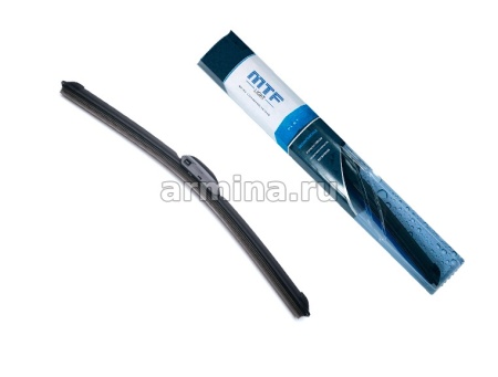 Щетка стеклоочистителя бескаркасная "MTF light" "FLAT" 380 мм-15'' графит, 7 адапторов (1 шт.) /10