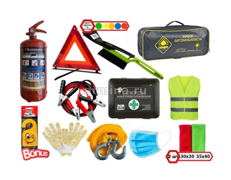 Набор автомобилиста, 20х50х10 см "ГЛАВДОР" GL-777 "Зима"