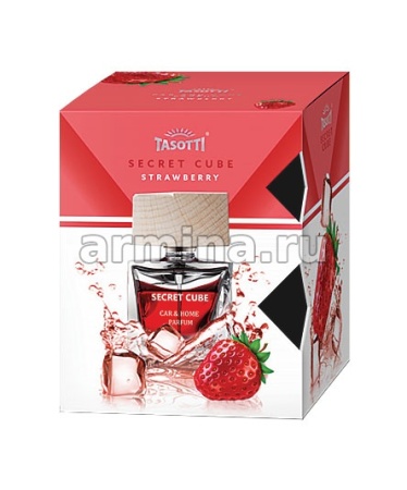 Ароматизатор "TASOTTI" спрей "SECRET CUBE" Strawberry, 50 мл /16/48