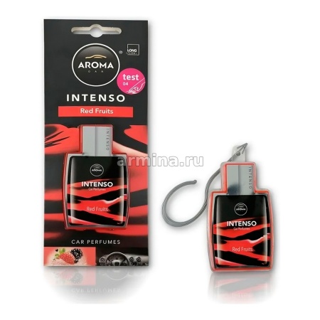 Ароматизатор "AROMA CAR" гелевый "Intenso Perfume" Red Fruits /блок 20