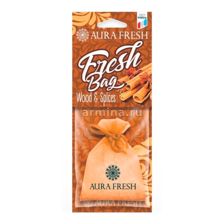 Ароматизатор "AURA FRESH" мешочек "FRESH BAG" Wood & Spices /20