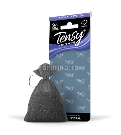 Ароматизатор "TENSY" мешочек "Car Perfume" Черный лед, 20 г /уп-15