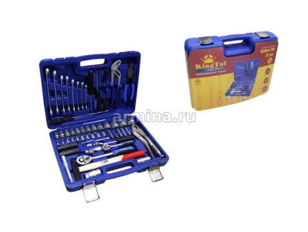 Набор инструментов универсальный  72 предм. "KINGTUL" (KT72) 1/2", 1/4" 6-гран. /3
