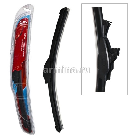 Щетка стеклоочистителя бескаркасная "AUTOVIRAZH" AV-150Y 380 мм-15" /50