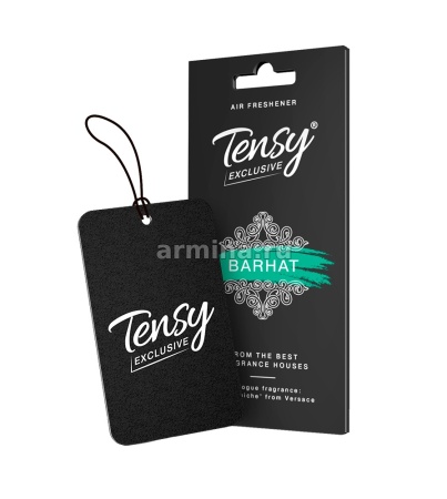 Ароматизатор "TENSY" бумажный "Exclusive" Бархат, Eau fraiche от Versace /блок 40