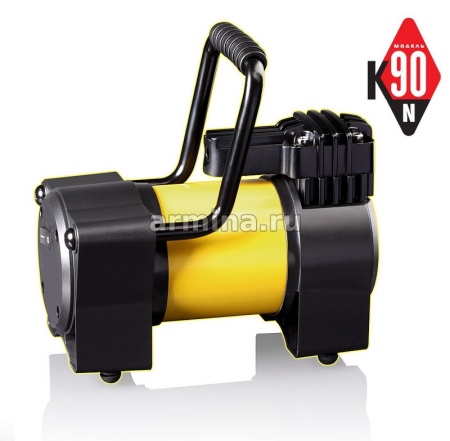 Компрессор "КАЧОК" К90N, 35 л/мин, 10 Атм, в сумке, металл. корпус, 12A, 12V /8