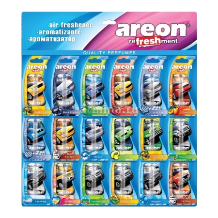 Ароматизатор "AREON" гелевый AUTO АССОРТИ 8,5 мл /п-18/270