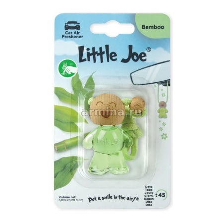 Ароматизатор "Little Joe" на зеркало "Bottle Bamboo" Бамбук /48
