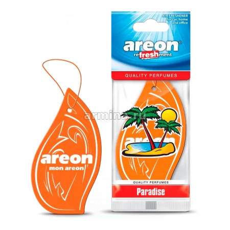 Ароматизатор "AREON" бумажный "MON CLASSIC" "Refreshment" Paradise /уп-20/120/360