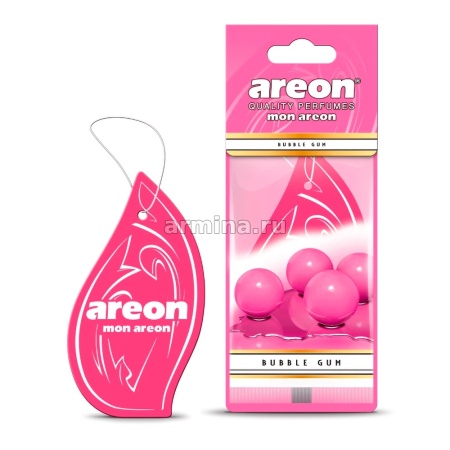 Ароматизатор "AREON" бумажный "MON AREON" Bubble Gum /уп-20/360