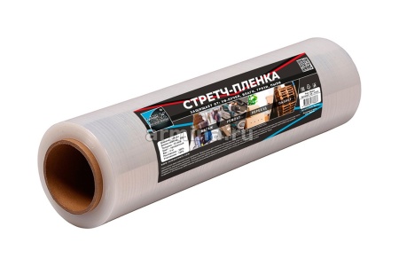 Стрейч-пленка "VELX EUROWIN" VE-ST23, 50 см х 200 м, 23 мкр, 2 кг, 1 категория /6