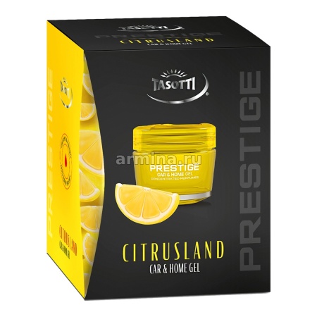 Ароматизатор "TASOTTI" гелевый "GEL PRESTIGE" Citrusland, 50 мл /48