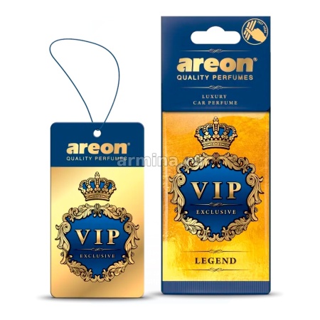 Ароматизатор "AREON" бумажный VIP "Legend" /уп-10/360