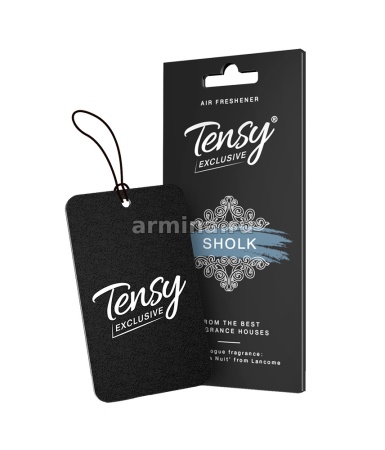 Ароматизатор "TENSY" бумажный "Exclusive" Шёлк, Tresor La Nuit от Lancome /блок 40