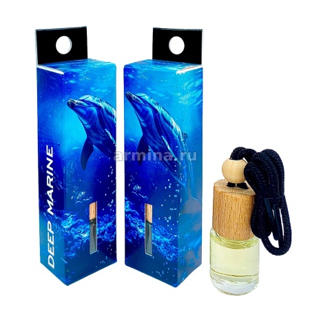 Ароматизатор "FRESH ESCAPE" флакон с деревянной крышкой "Deep marine" 4мл/блок 36