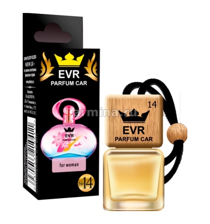 Ароматизатор "EVR Parfum CAR" флакон с деревянной крышкой по мотивам №14 Salvatore Feragamo wom /10