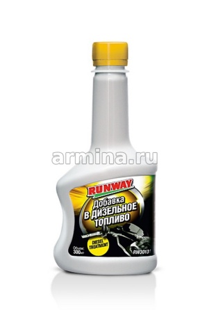 Добавка к дизельному топливу "RUNWAY" RW3013 300 мл /12