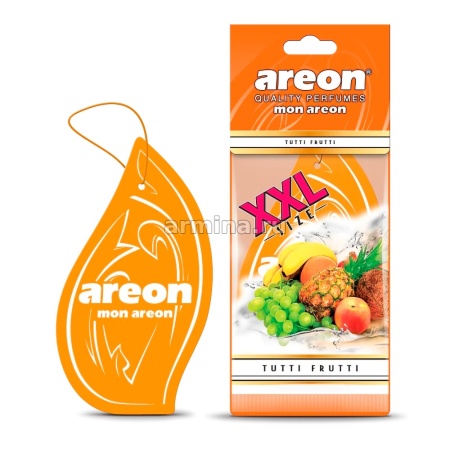 Ароматизатор "AREON" бумажный "MON AREON XXL" Tutti Frutti /уп-10/240