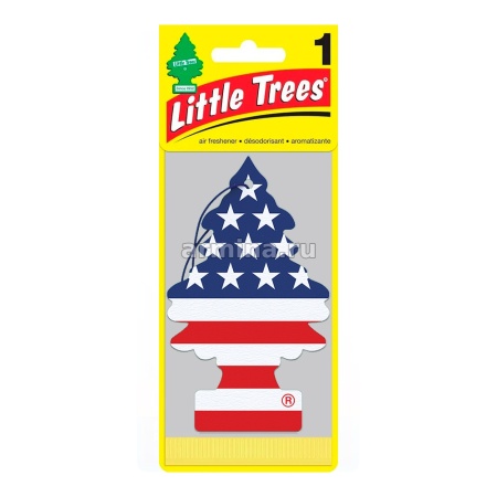 Ароматизатор "CAR FRESHNER" бумажный "Елочка" 10945 "Американский флаг" (Vanilla Pride) /блок 24/144