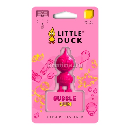 Ароматизатор "LITTLE DUCK" 3D-Polymer бабл гам /блок 12/