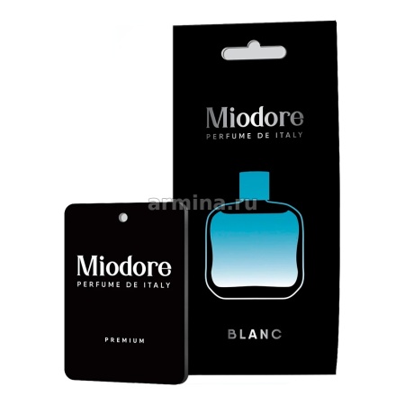 Ароматизатор "MIODORE"  бумажный "Blanc" (по мотивам Eau de Lacoste L.12.12: Blanc - Lacoste)/22