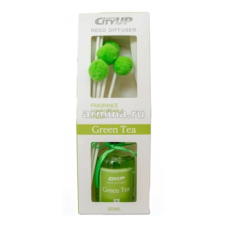 Ароматический диффузор "City Up" СА-361 "GREEN TEA" - 50 мл./12