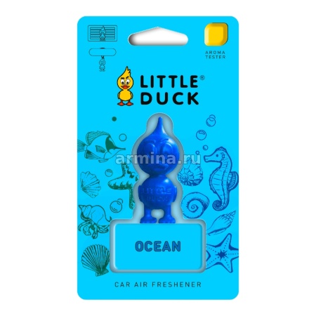 Ароматизатор "LITTLE DUCK" 3D-Polymer океан /блок 12/