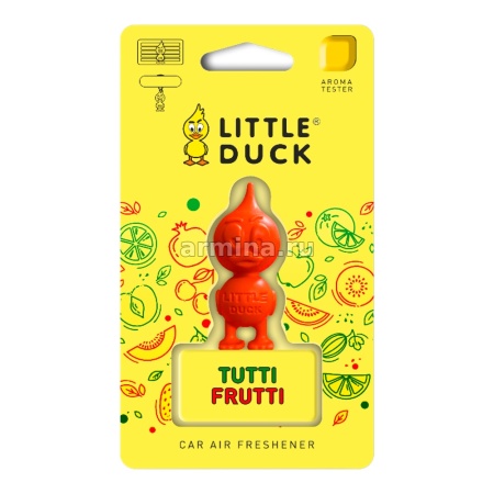 Ароматизатор "LITTLE DUCK" 3D-Polymer тутти фрутти /блок 12/