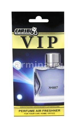 Ароматизатор "CARIBI" пластинка VIP №007 Paco Rabanne "1 million" /уп-10