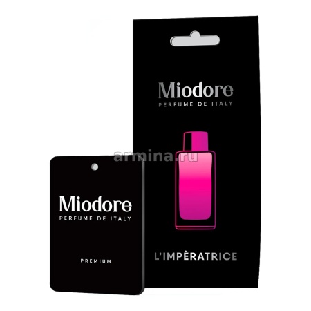 Ароматизатор "MIODORE"  бумажный "L`imperatrice" (по мотивам L`imperatrice - D&G)/22