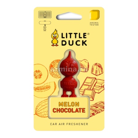Ароматизатор "LITTLE DUCK" 3D-Polymer дыня-шоколад /блок 12/