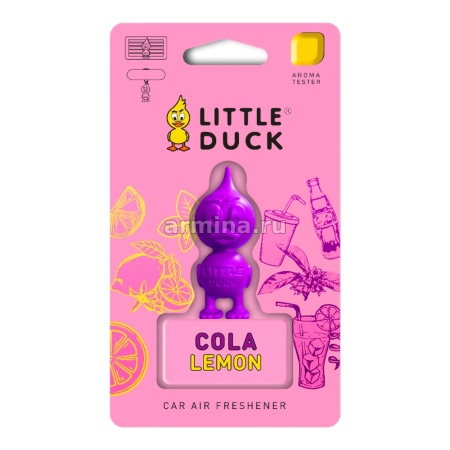 Ароматизатор "LITTLE DUCK" 3D-Polymer кола-лимон /блок 12/