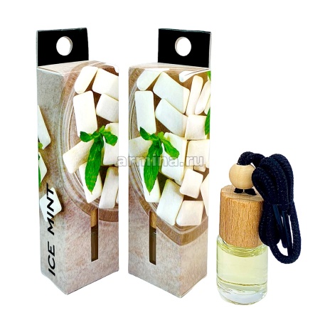 Ароматизатор "FRESH ESCAPE" флакон с деревянной крышкой "Ice mint" 4мл/блок 36