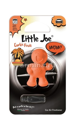 Ароматизатор "Little Joe OK" на дефлектор "Orange" Exotic Fruit /блок 6/48