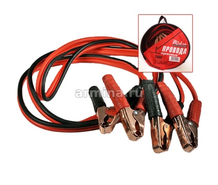 Провода пусковые "Zebra" 200А, в сумке, 2,2 м (03123) /24