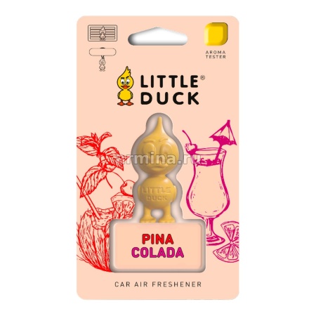 Ароматизатор "LITTLE DUCK" 3D-Polymer пина колада /блок 12/